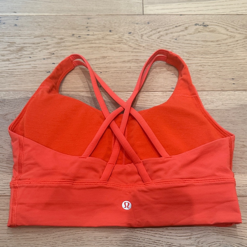 NEW LULULEMON athletica Energy Sports bra  Orange Sports Bra